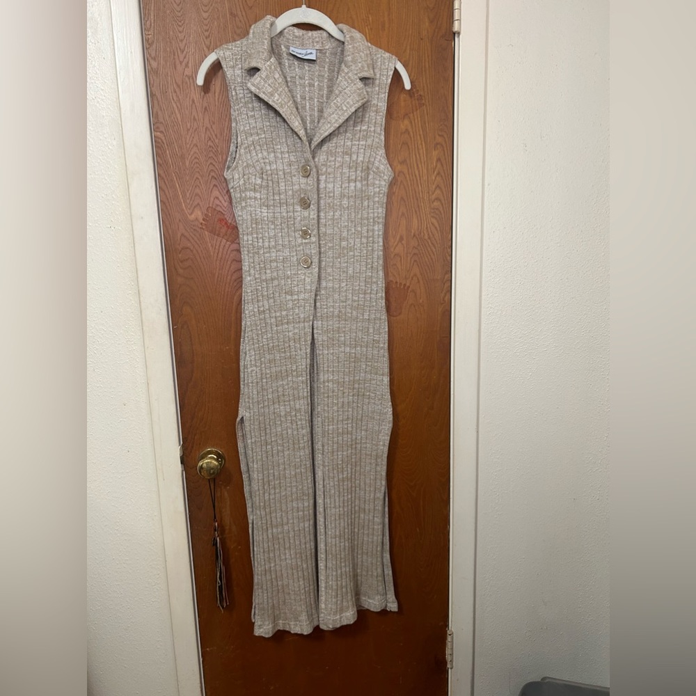 Long Button Up Vest With Buttons - image 1